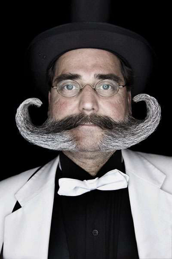 The Gravity-Defying Beard - Top 10 weird mustache & beard designs