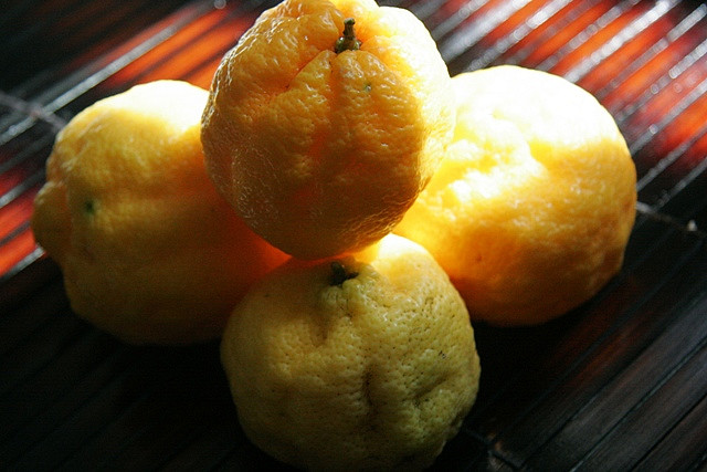 yuzu fruits