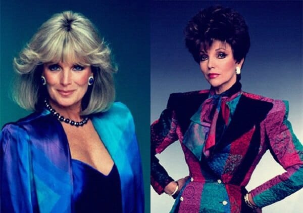 Shoulder pads were the epitome of power dressing.