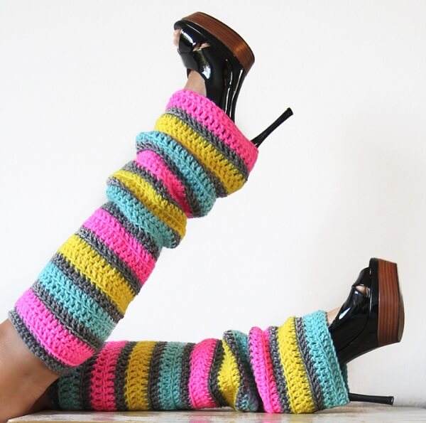 Leg warmers were a must in the 80s.