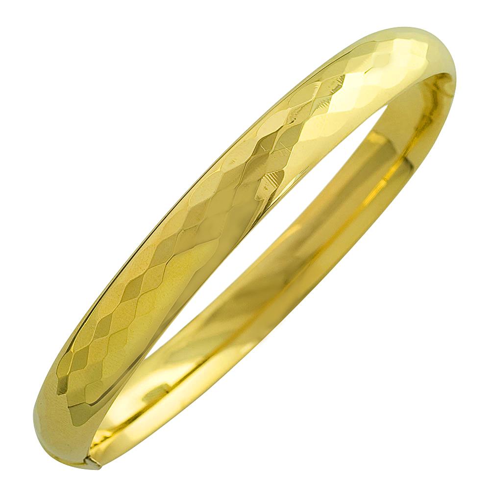 10-5_awesome_gold_bracelets_diamond_cut_bangle_bracelet