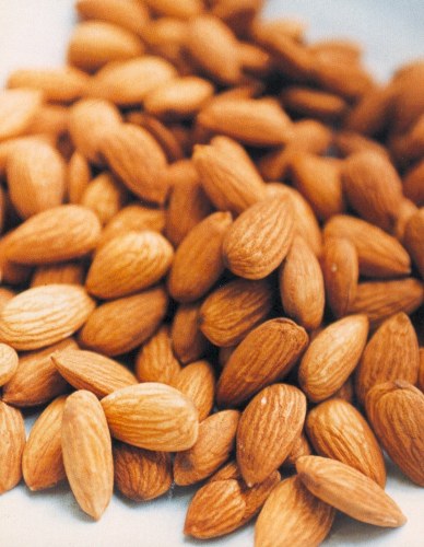 almonds high fiber foods