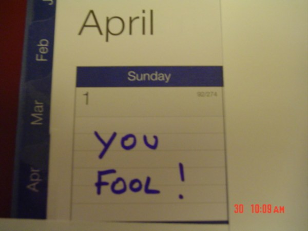 april fools day note