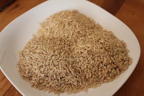 brown rice high fiber foods