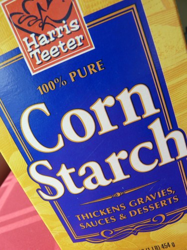 corn starch acne