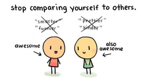 comparing yourself to others