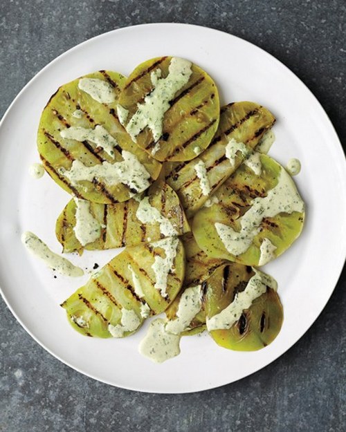 grilled green tomatoes