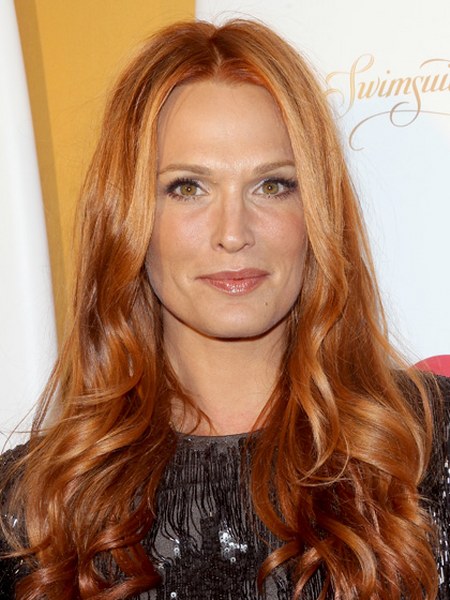 red hair color ideas golden red elle
