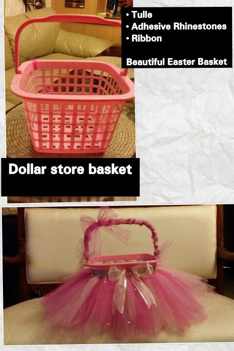 Dollar-Store-Easter-Basket