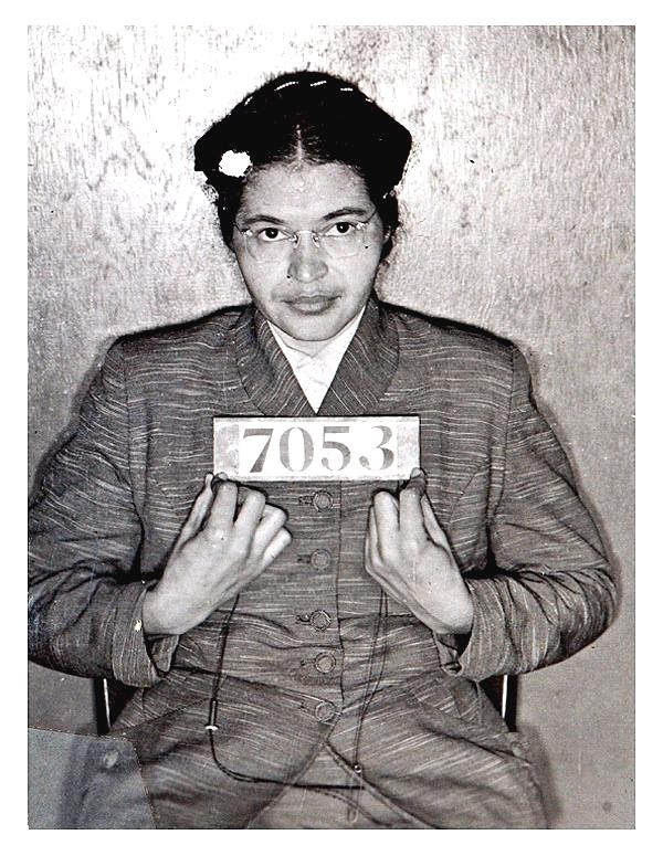 Rosa Parks via wikipedia.org.