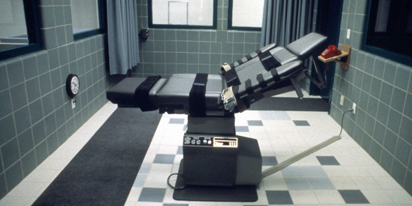 -UNDATED PHOTO - A table in the execution room at the U.S. federal prison in Terre Haute, Indiana, i..