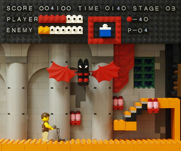 Game Scenes Recreated With LEGO