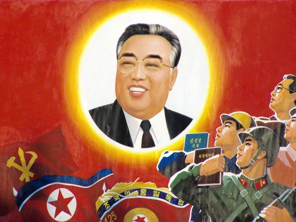 Kim Il-sung is being idolized even after his death.