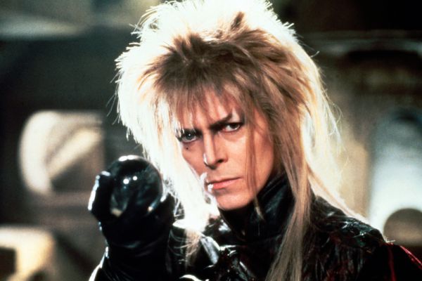 Among the most memorable David Bowie movie performances is Jareth the Goblin King.