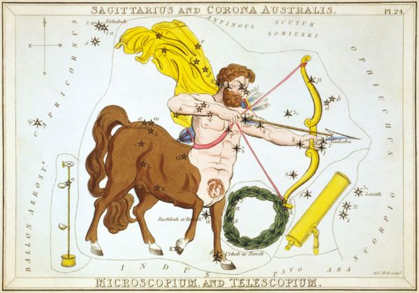 famous constellations: sagittarius