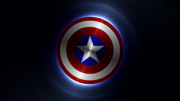Captain America Logo; superhero symbols