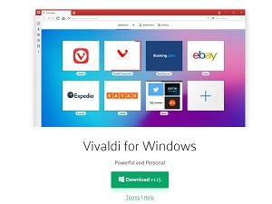 Vivaldi one of the top 10 internet browsers