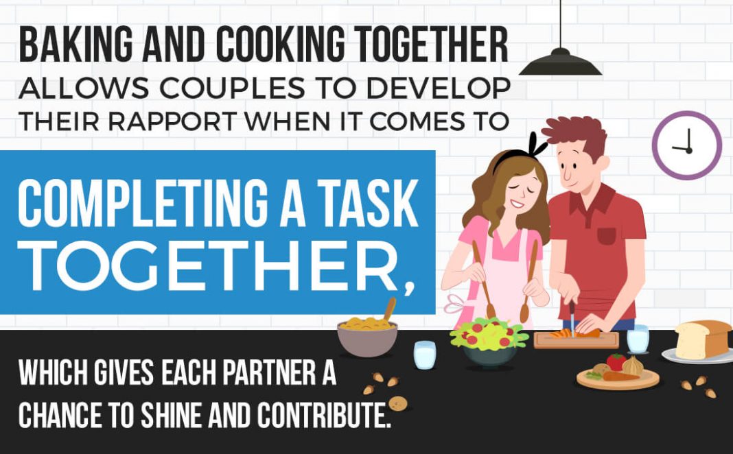 baking and cooking together help couples bond