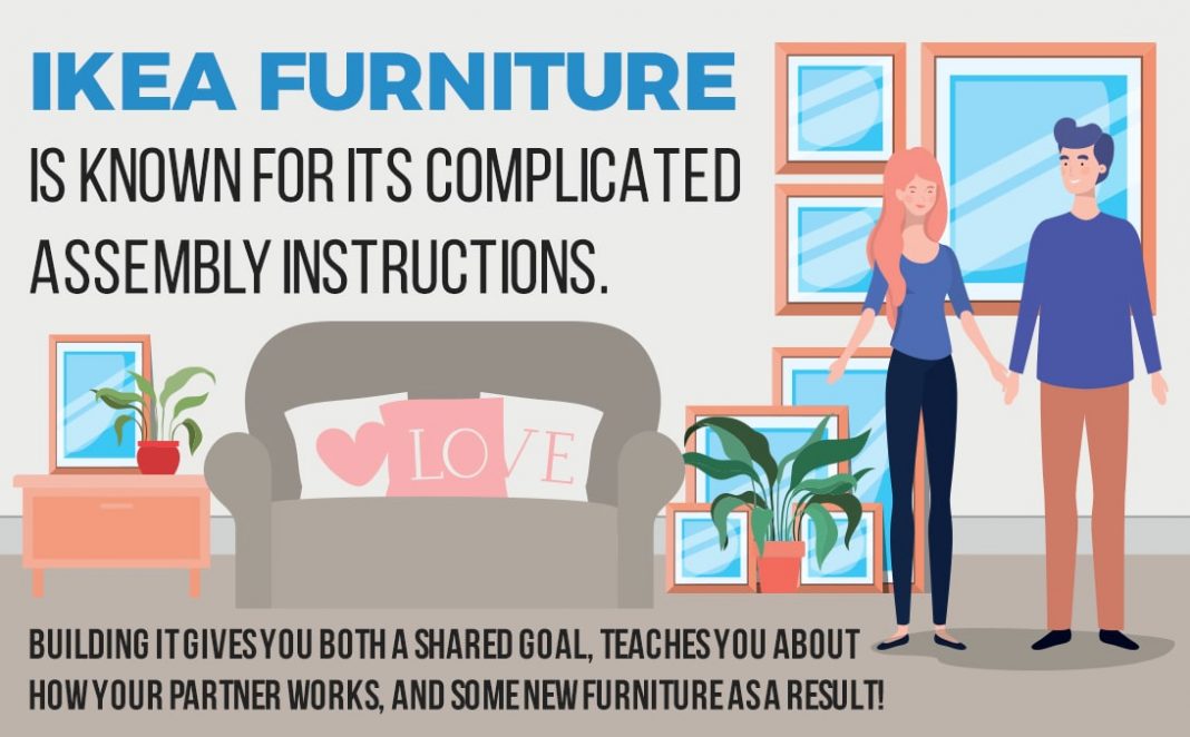 building ikea furniture help couples bond
